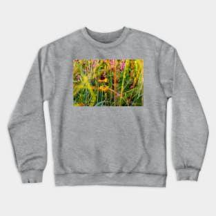 Wildflowers in chaos Crewneck Sweatshirt